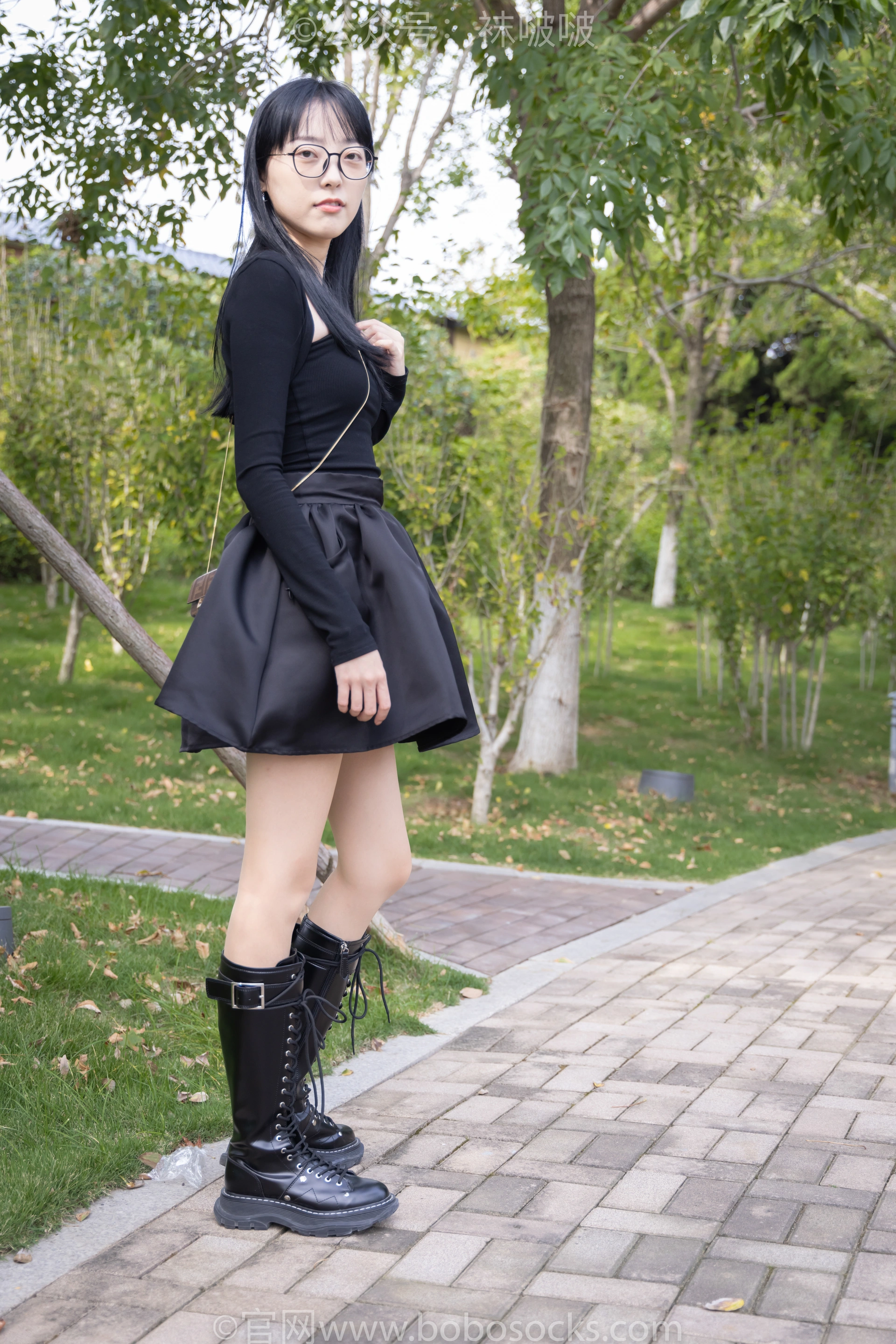 [BoBoSocks袜啵啵]NO.040 稚予-长靴、白棉袜、肉丝 2